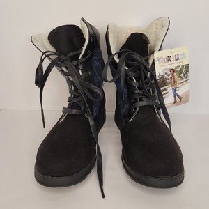 Muk Lucks Booties Shepera Water Resistant Winter & Rain Boots Size 10